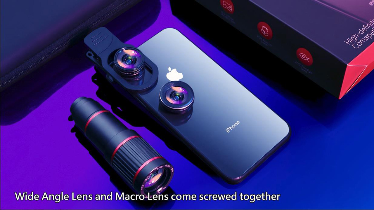 Ulanzi 10x Macro Phone Camera Lens Universal Lens For Iphone 12