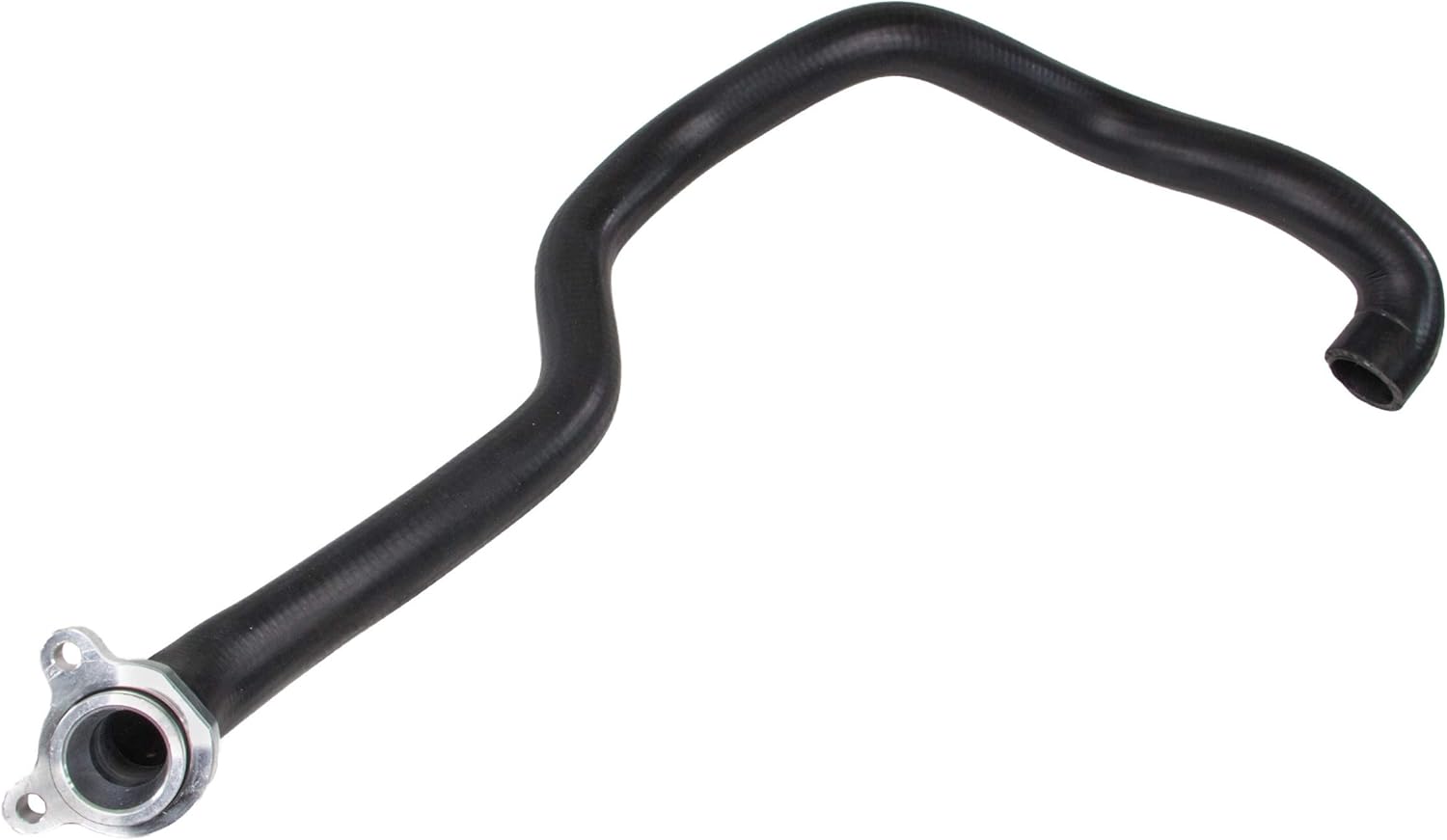 Rein CHU0465 Engine Coolant Hose for BMW with Upgraded Metal Flange - Radiator to Thermostat