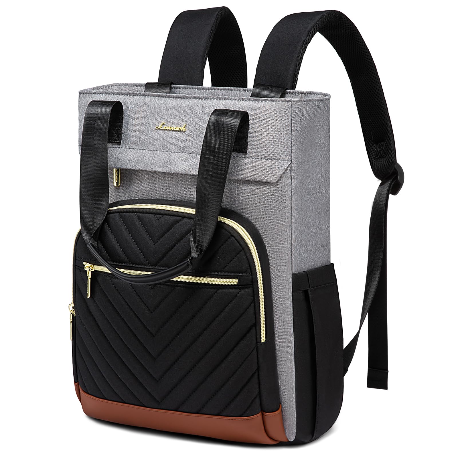 LOVEVOOK Laptop Backpack for Women, 17 Inch Work Laptop Bag Teacher Nurse Backpack, Wide Open Travel Backpack Purse Convertible Business Computer Tote