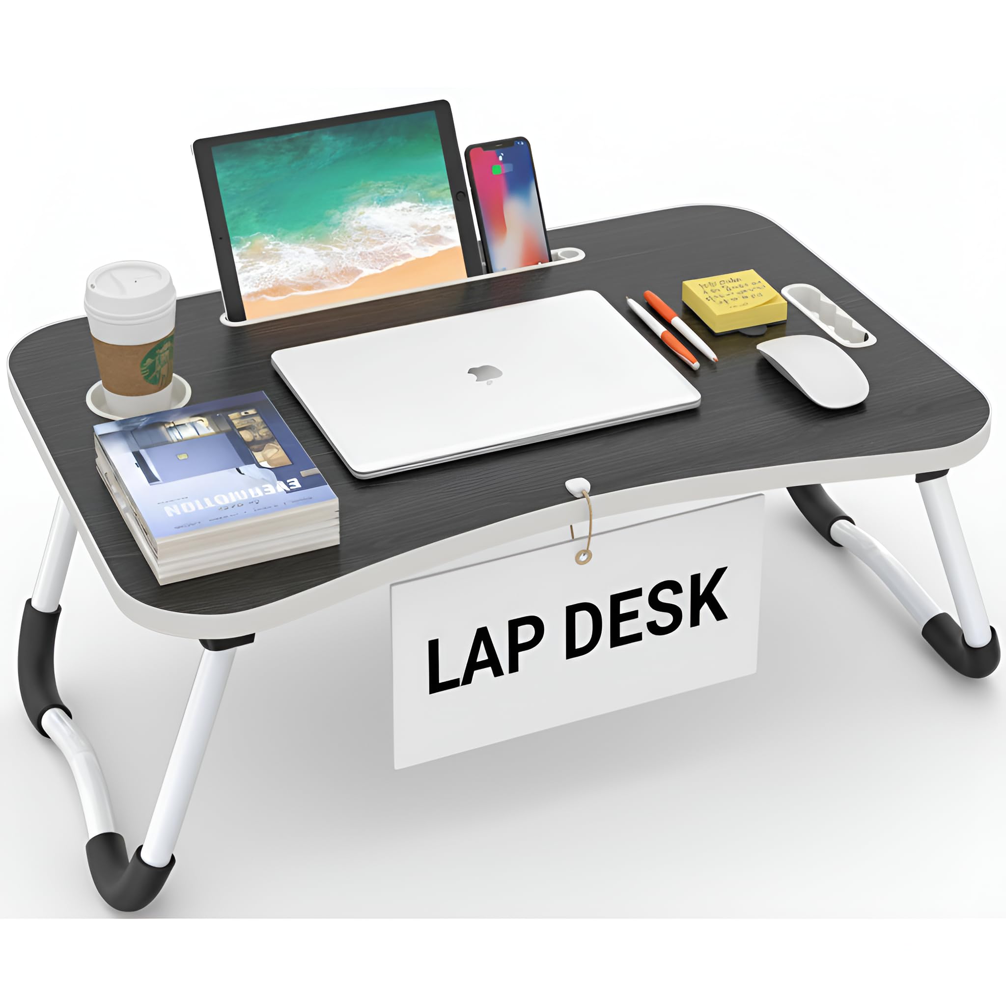 MAVOCRAFT Laptop Desk for Bed - Lap Desk for Sofa & Bed Desk - 23 x 15 Lap Tables for Adults & Kids - Suitable Tablet and Laptop Stand for Bed -