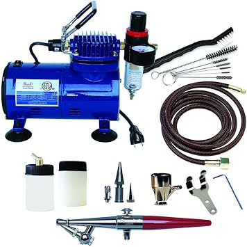 Paasche Airbrush H-100D Single Action Airbrush & Compressor Package