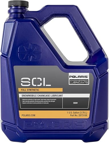 Polaris 2873106 SCL - Lubricante sintético completo para motos de nieve, 1 galón