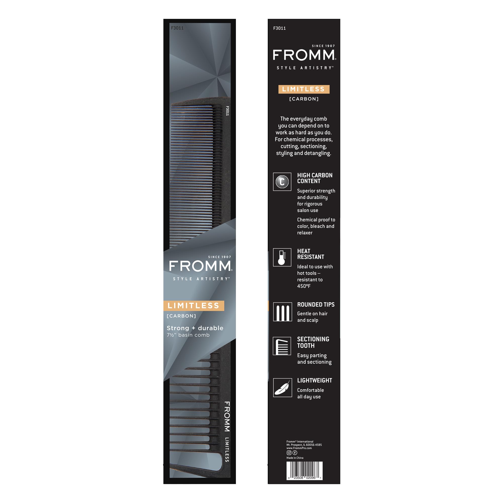 Fromm F3011 Limitless 19 cm grzebień do umywalki