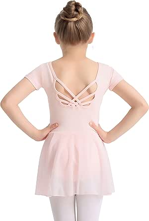 MOLLDAN Girls Ballet Leotards With Criss Cross Back - View #9