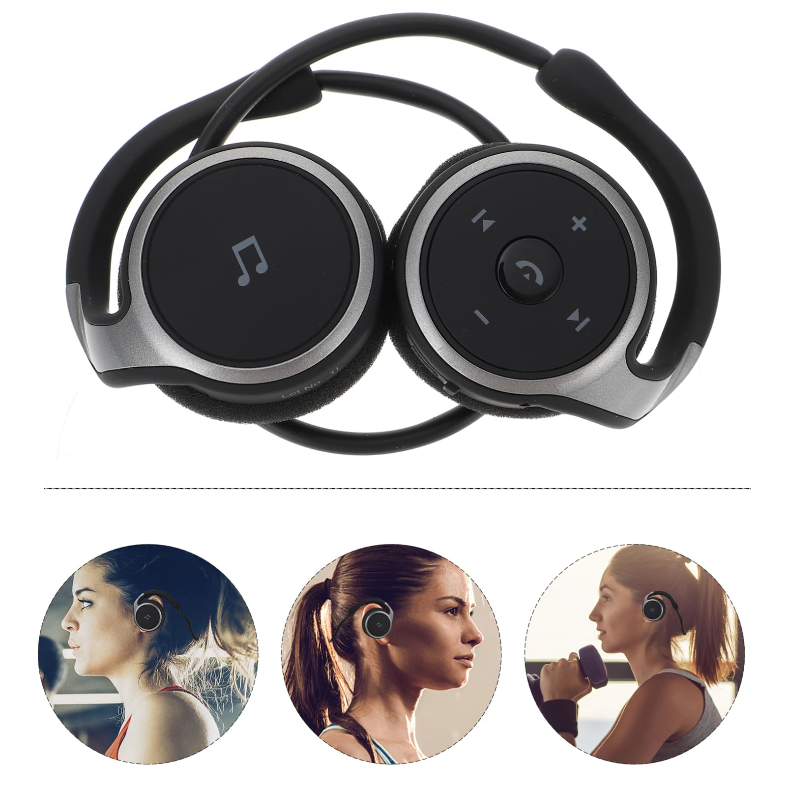 SHINEOFI Cuffie Wireless Sportive con Gancio Auricolare Leggere e Compatte per e Allenamento e Chiamate