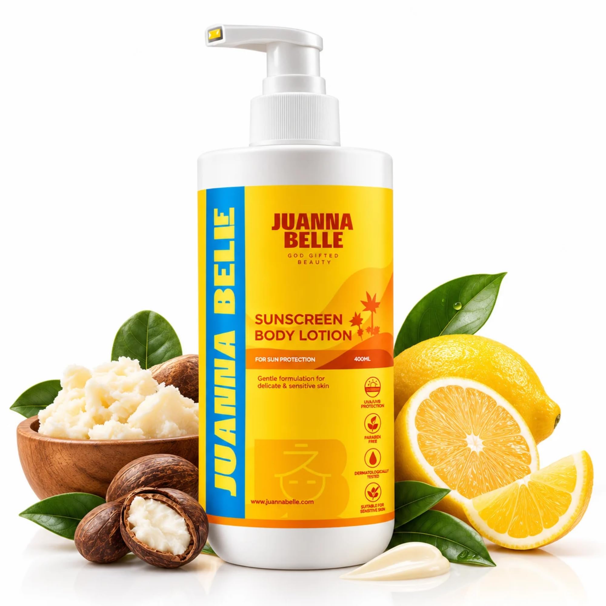 Juanna Belle Sunscreen Body Lotion SPF 50 400ml - Image 1