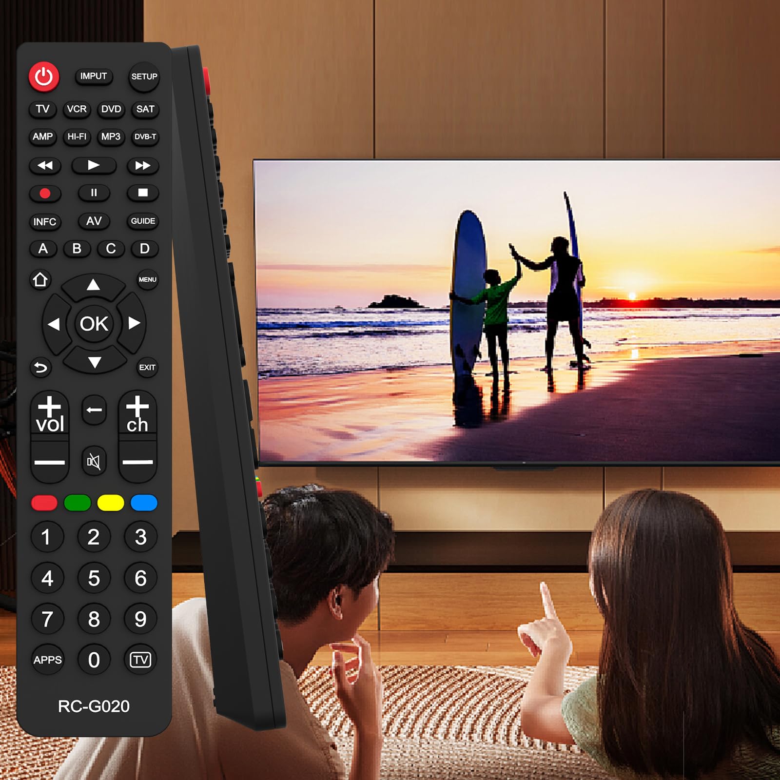 Télécommande Universelle Compatible avec Toutes les Marques de TV