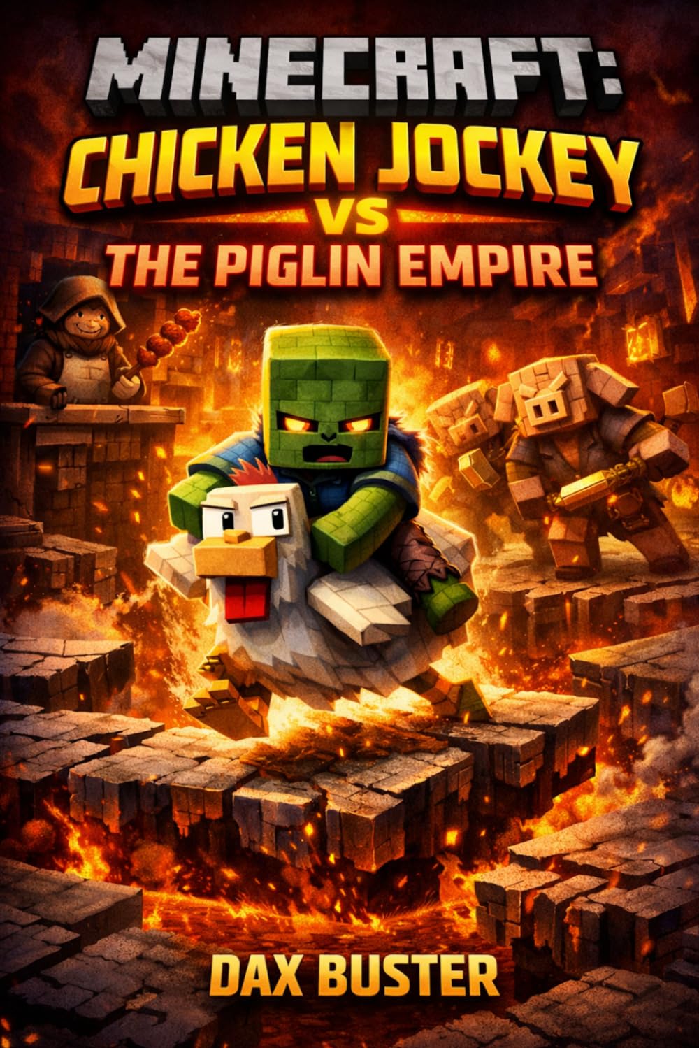 Minecraft: Chicken Jockey vs The Piglin Empire: An Unofficial Tale