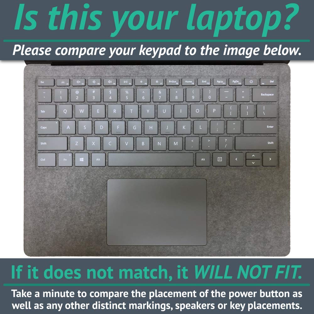 MightySkins Carbon Fiber Skin for Microsoft Surface Laptop 3 13.5