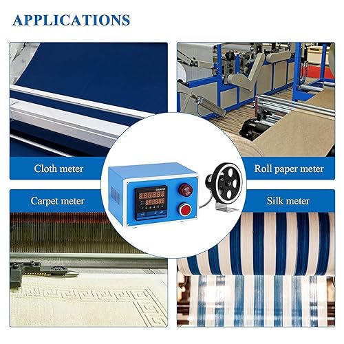 Miniatura 6 de JIAWANSHUN Medidor de longitud, medidor de longitud digital con rodillo de rueda conmutable para pies de pulgada y patio 110 V