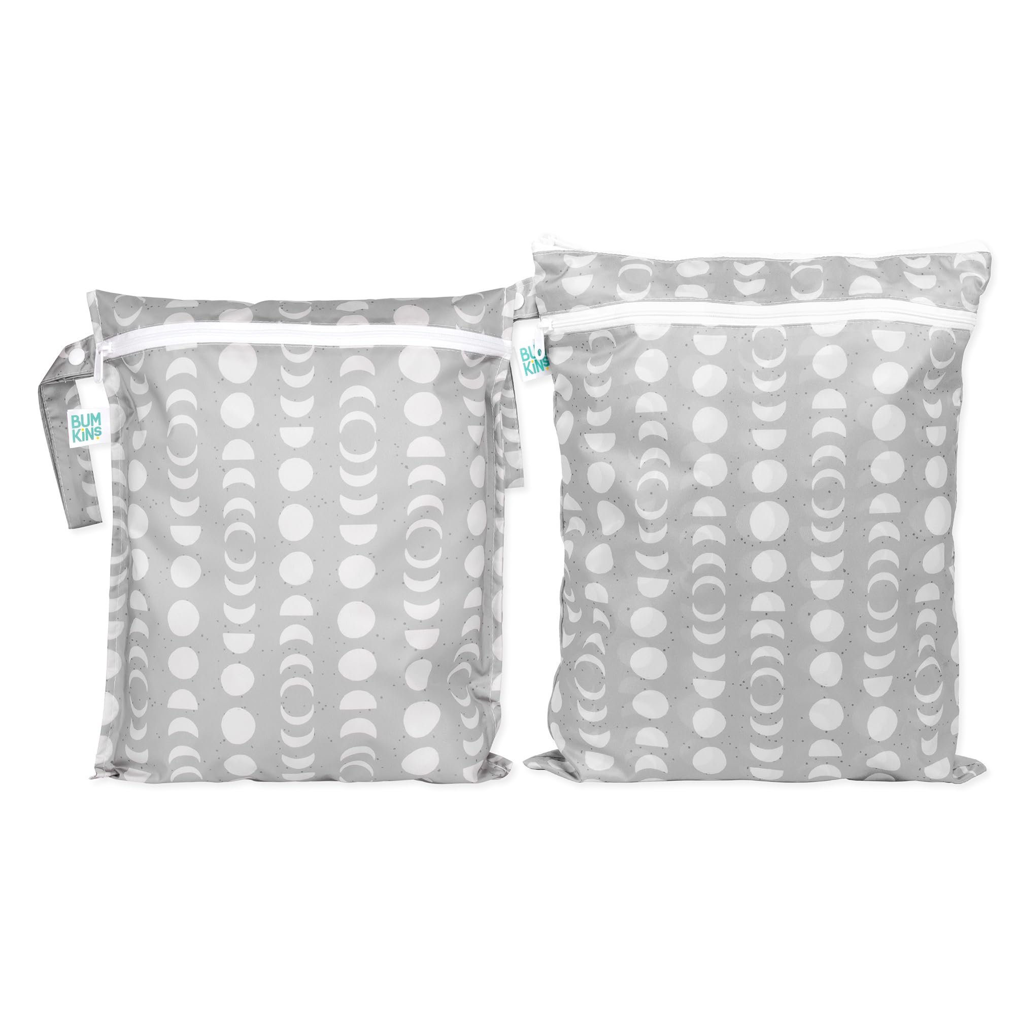 Bumkins - Waterproof Wet and Wetdry Bags - For Beach, Baby, Travel, Swim Suit, Cloth Diapers, Pump Parts, Pool, Gym, Toiletries - Reusable & Easy to