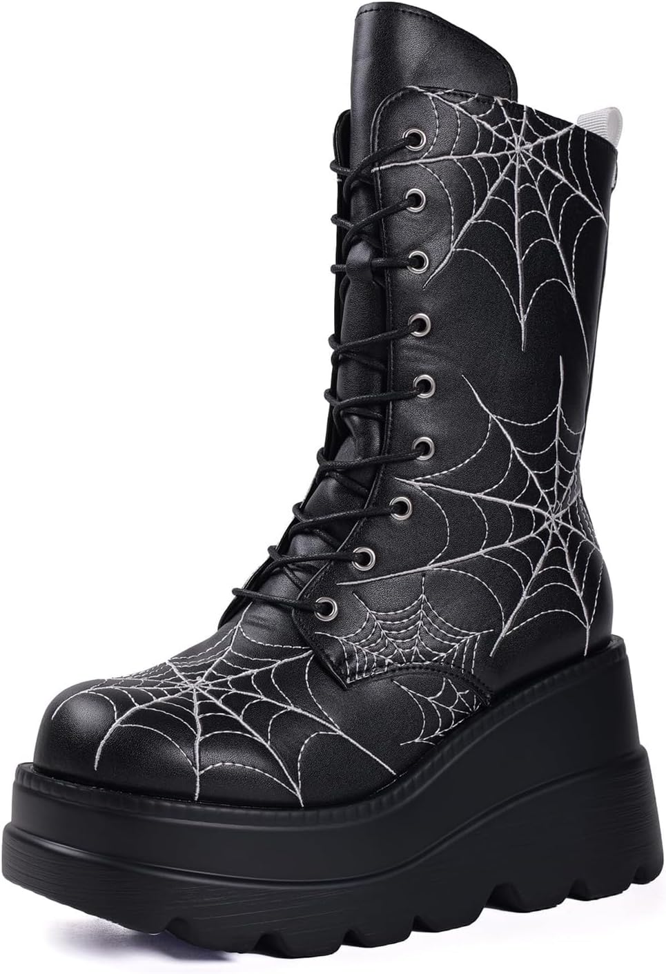 Platform Goth Women Boots - Chunky Heel Comfort