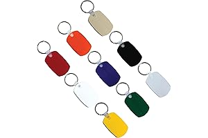 Build a Rainbow of Keychains: PVC Standard Shape Flexible Key Tags