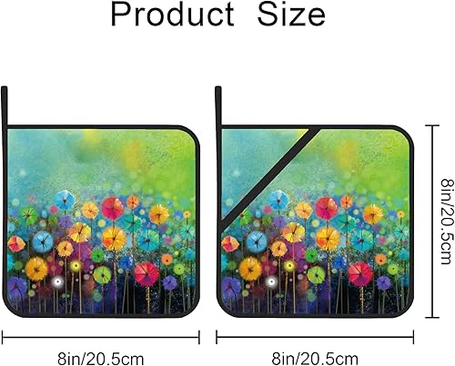 Miniatura 9 de Juego de 2 soportes para ollas de mármol verde y dorado, resistentes al calor, para microondas, horno, horno, platos y barbacoa