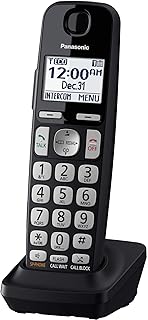 PANASONIC Additional Cordless Phone Handset for use with KX-TGE4x Series Cordless Phone Systems - KX-TGEA40B (Black)