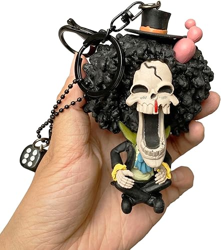 Llavero de figura de una pieza de PVC Anime Luffy Zoro Sanji Chopper Nami Franky Usopp Llaveros para mochila bolsa encantos idea de regalo