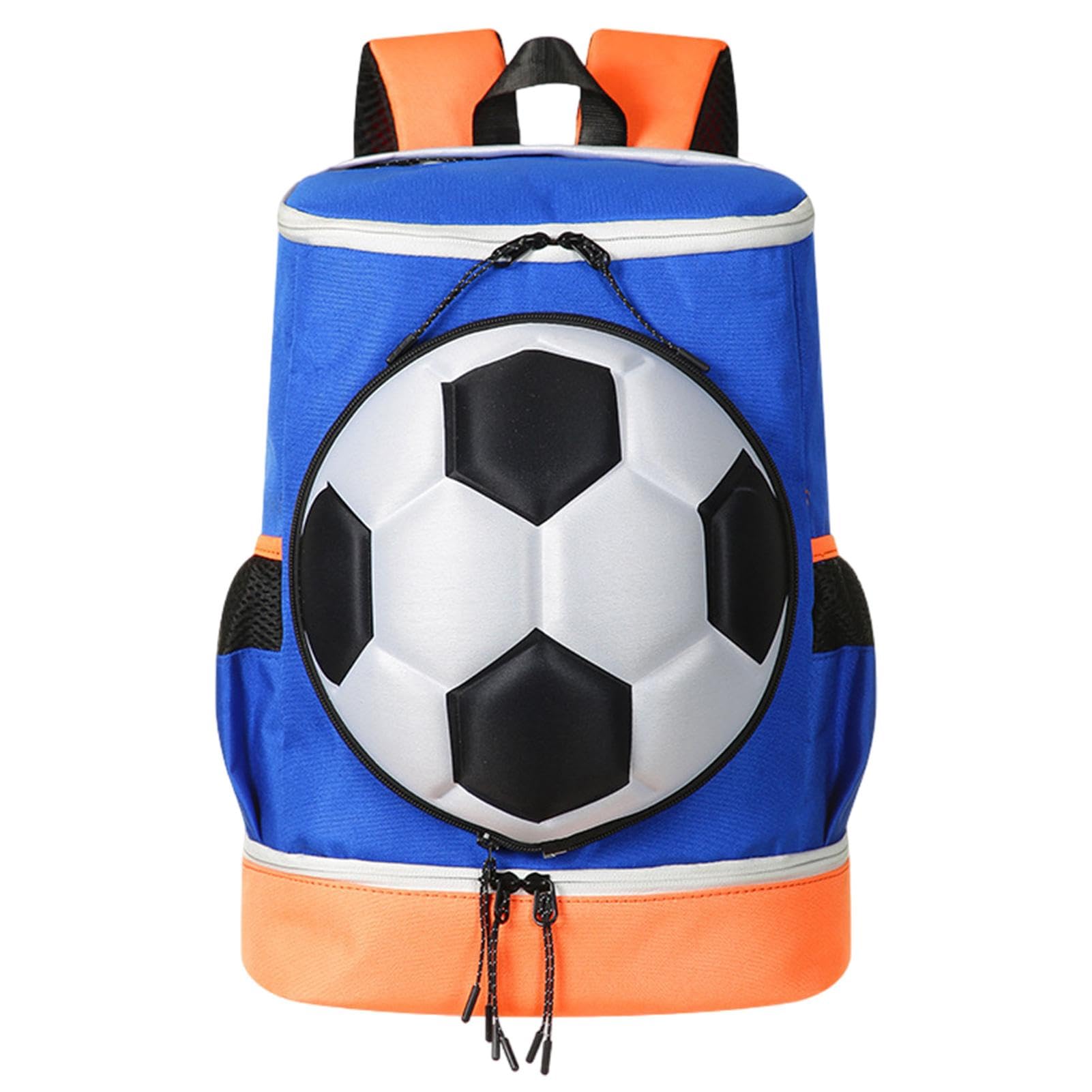 Zaino da calcio per giovani, borsa da basket, grande capacità, zaino da pallavolo, con scomparto per pallacanestro, pallavolo, calcio
