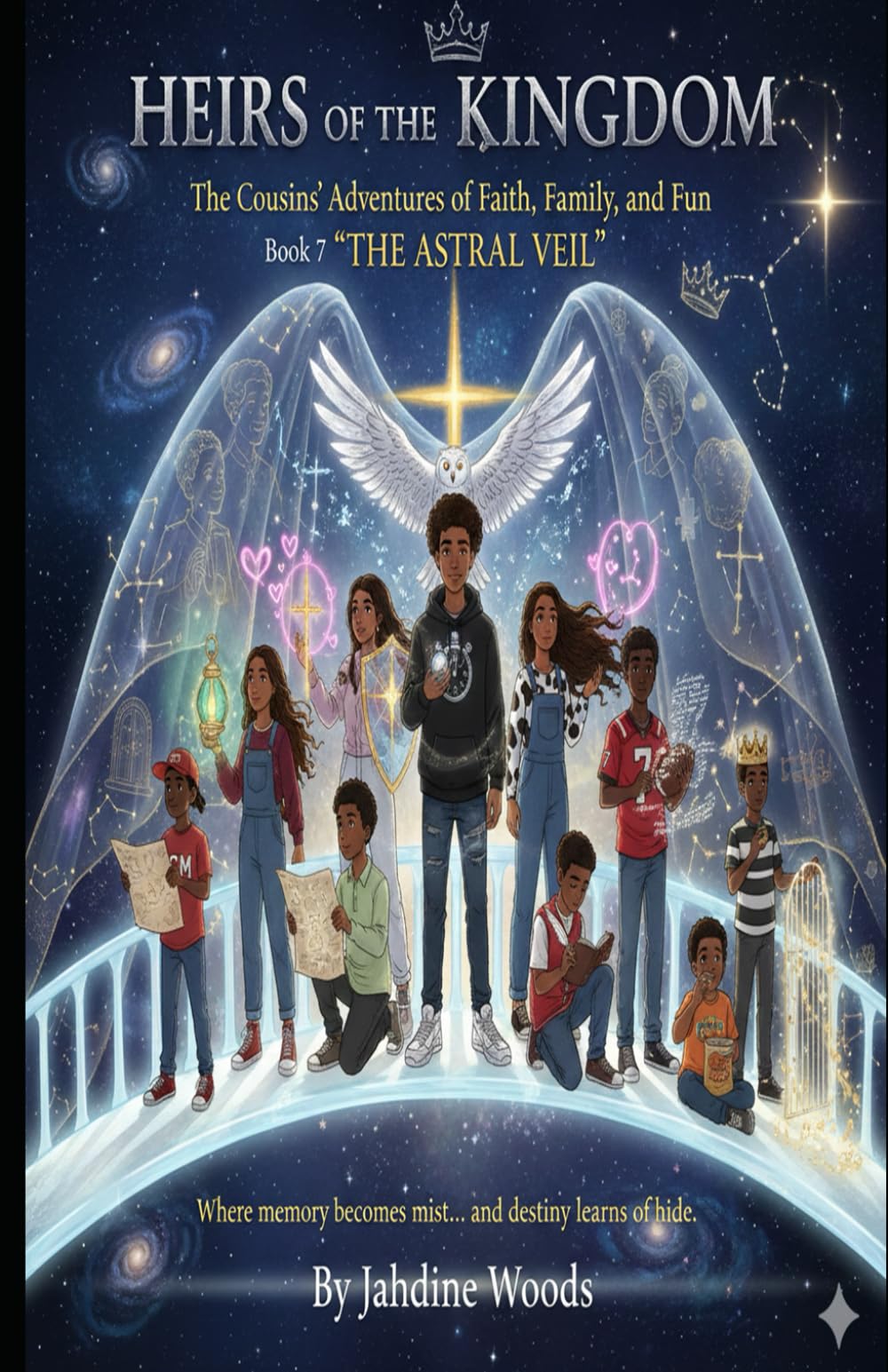 Heirs of the Kingdom The Cousins' Adventures of Faith, Family, and Fun BOOK 7 THE ASTRAL VEIL: “Where Memory Becomes Mist… and Destiny Learns To Hide.”