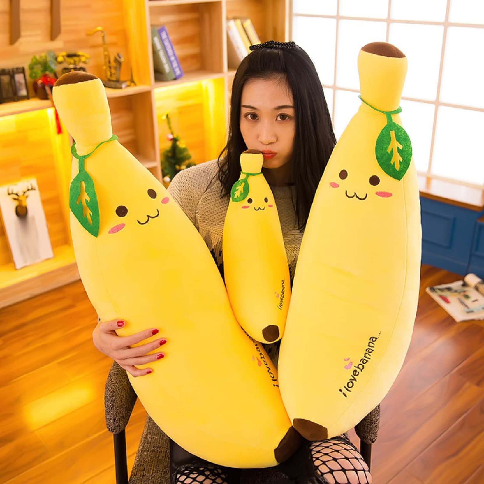 バナナ 抱き枕 縫い包み 特大 添い寝 果物 banana ふわふわ 3点セ1 Amazon｜[LSDZW] 特大 ぬいぐるみ 添い寝まくら バナナ 抱き枕