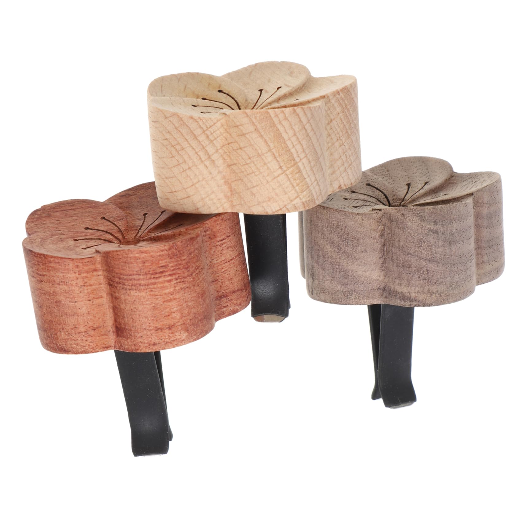 SOLUSTRE 15pezzi Diffusore Profumo Per Auto Legno Clip Per Bocchetta Ventilazione Design Elegante e Portatile Compatibile Con Vari Modelli Di Auto Facile Da Installare e Rimuovere