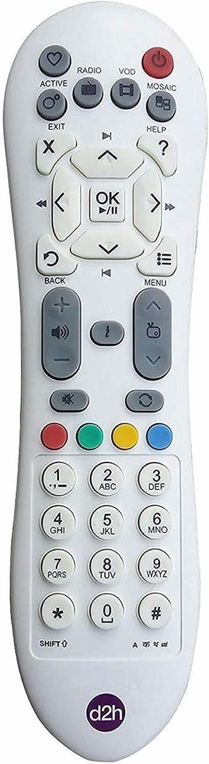 Femmelure DTH Remote Control Compatible for Videocon D2H Set Top Box Remote D...