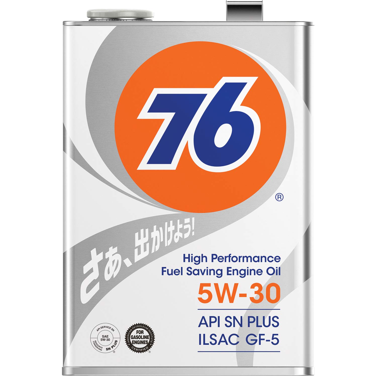 Amazon | 76 (ナナロク) エンジンオイル 5W-30 4L 4輪ガソリン車