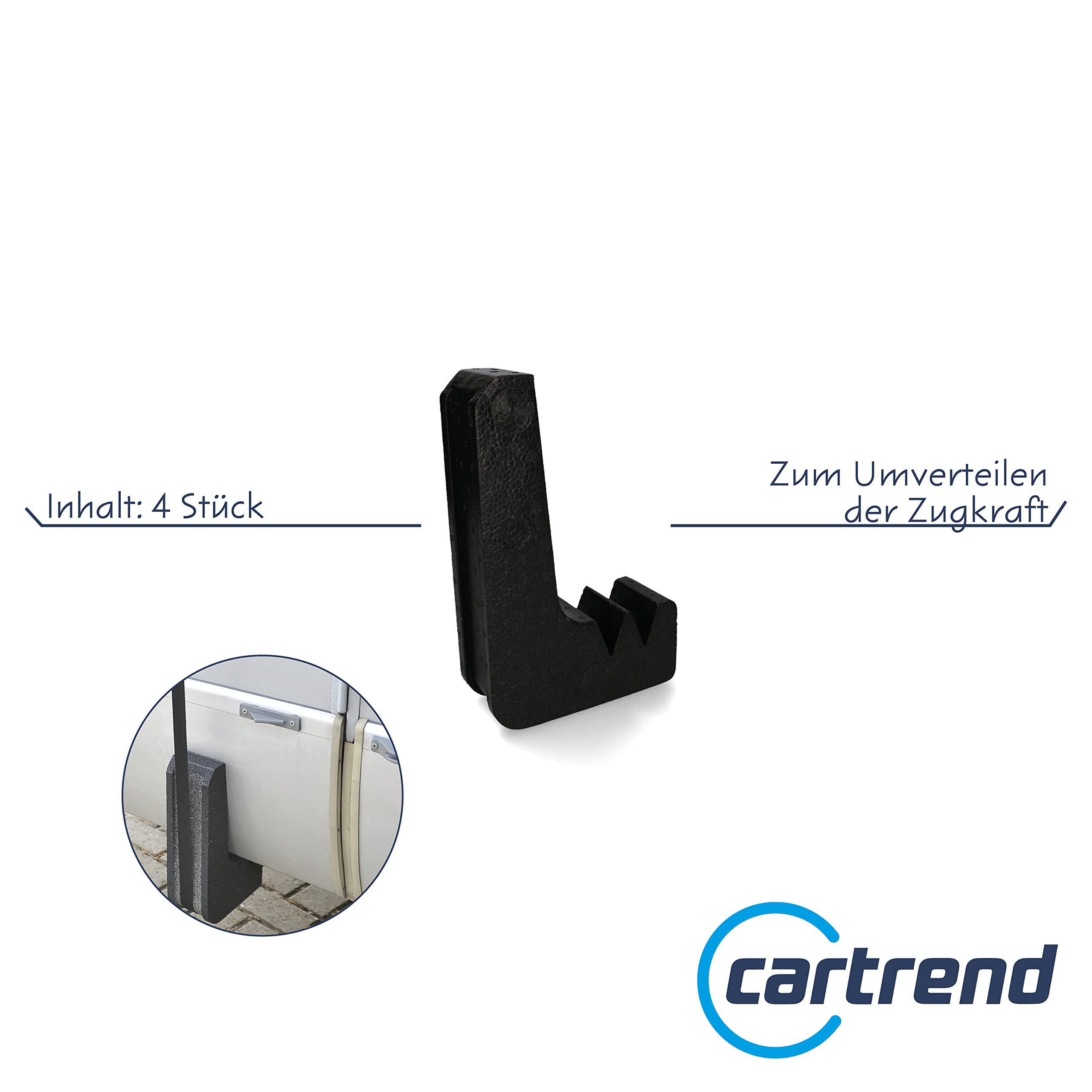 Cartrend 10247 Caravan Lot de 4 Protections de Bords