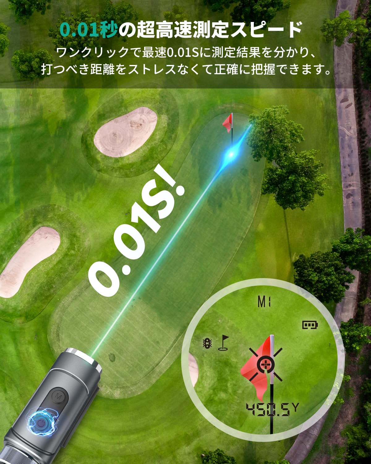 Wosports L15 ゴルフレーザー距離計 1200yd対応 Amazon.co.jp: Wosports ゴルフレーザー距離計 mini ミニシリーズ