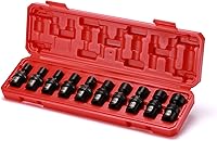 Vista 8 de EMENTOL 10 piezas 3/8" de profundidad Juego de enchufes de impacto universales profundos, 6 puntos, métrico, CR-MO, juego de enchufes de impacto