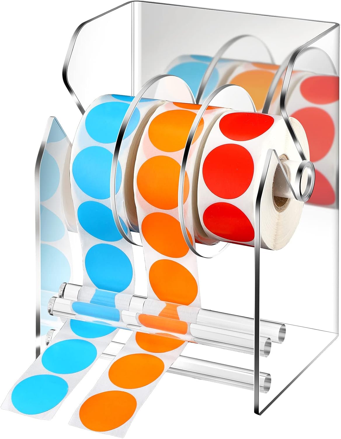 1 Pc Adjustable Label Dispenser 3 Disks Sticker Roll