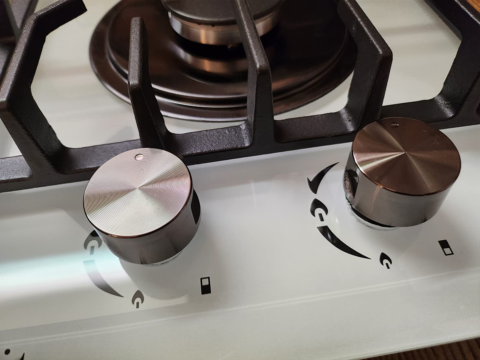 14/mo Finance Hothit 12 Inch Gas Cooktop 2 Burner Stove,White