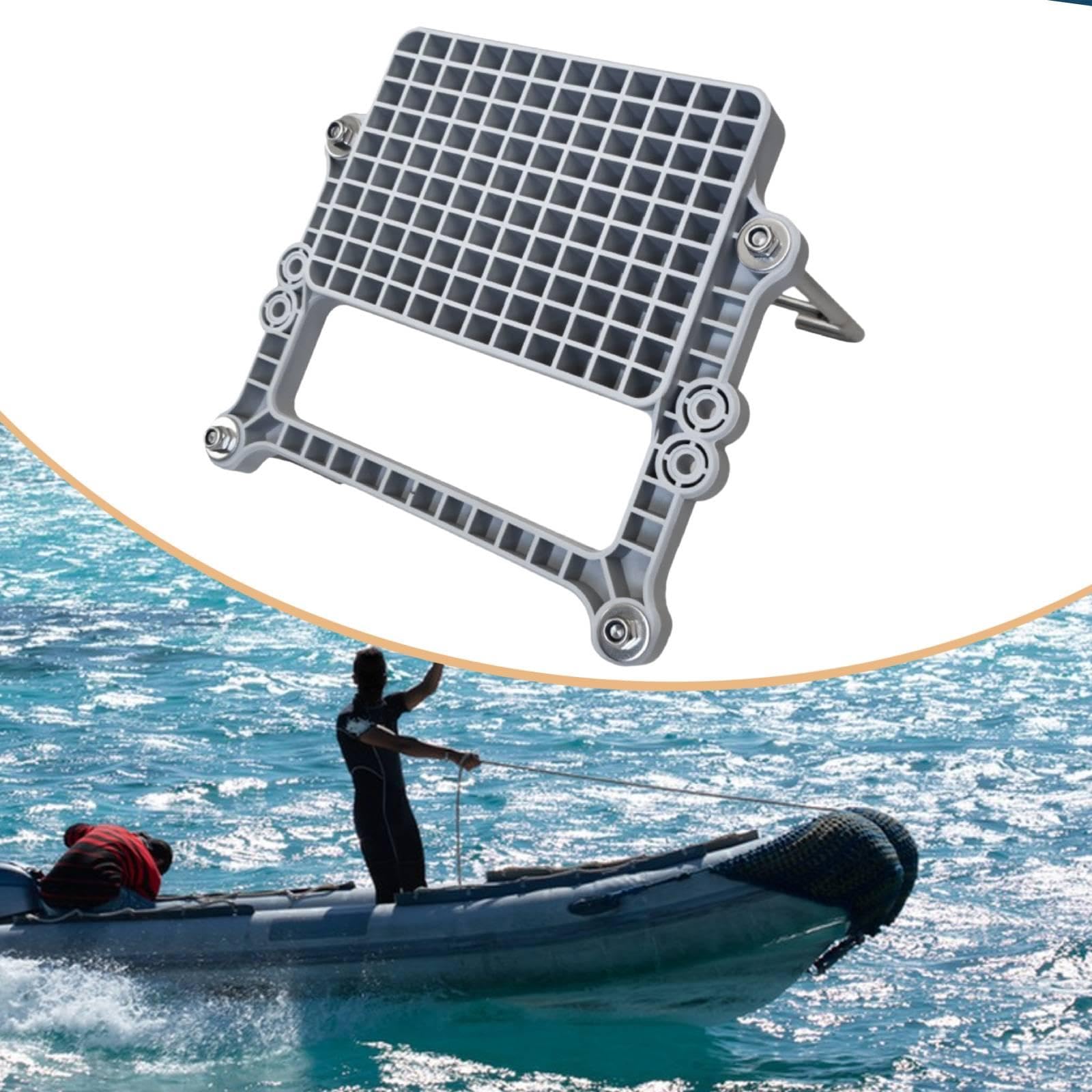 Soporte para Motor Fueraborda, Base de Acero Inoxidable, Accesorios para Botes Inflables, Tablas de Paddle Surf Y Lanchas Neumáticas.