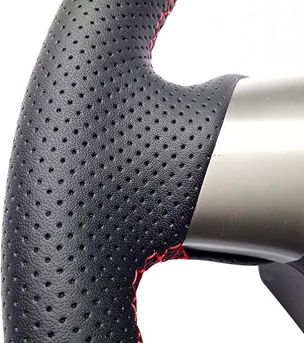 Miniatura 2 de MEWANT Fundas de volante de cuero artificial negro para Honda Accord (Coupe) 7 para Acura TSX