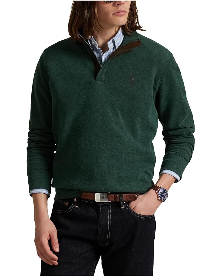 Polo Ralph Lauren Luxury Jersey Quarter-Zip Pullover - Main View