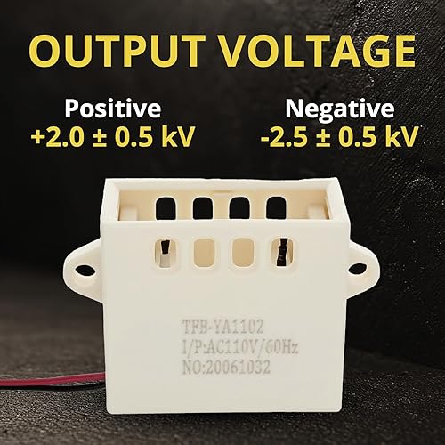 Miniatura 6 de Módulo purificador de aire de ionización bipolar - Generador de iones positivos y negativos de 110 V120 VCA para instalación de HVAC - Salidas  1.5