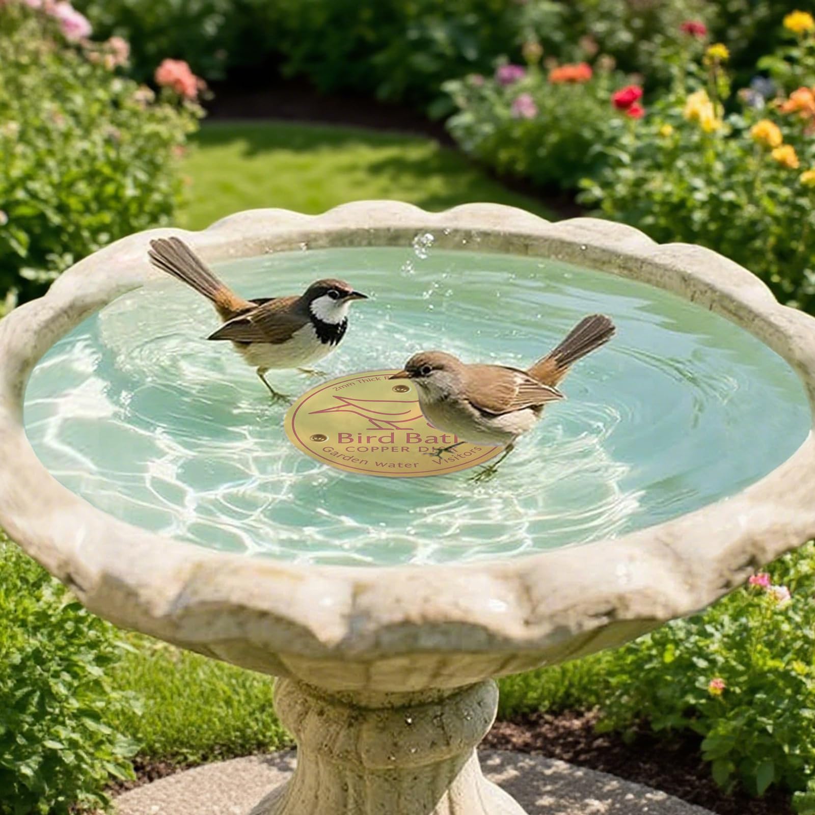Bird Bath Copper Disk Purification - 4