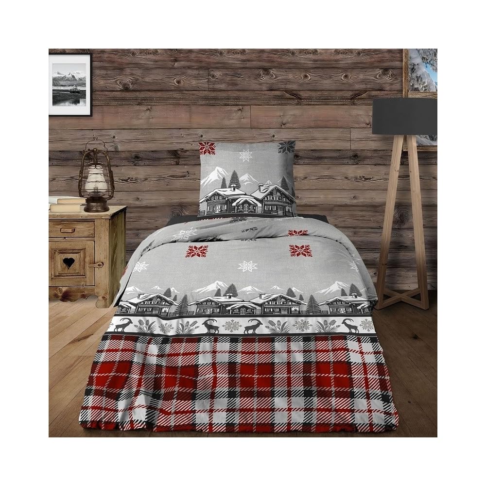Parure de draps Chalet pour lit de 90x190