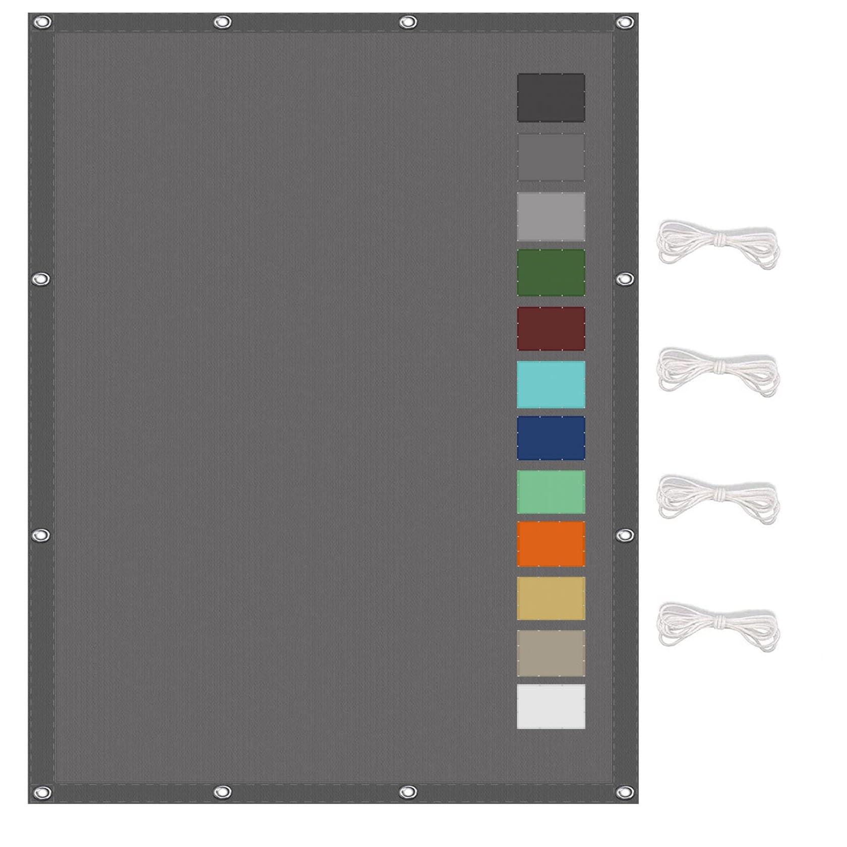 Voile d'ombrage brise-vue jardin pour prolonger vos moments de détente sur la terrasse