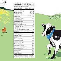 Vista 2 de Organic Valley, Sin lactosa, 2%, medio galón, 64 onzas líquidas