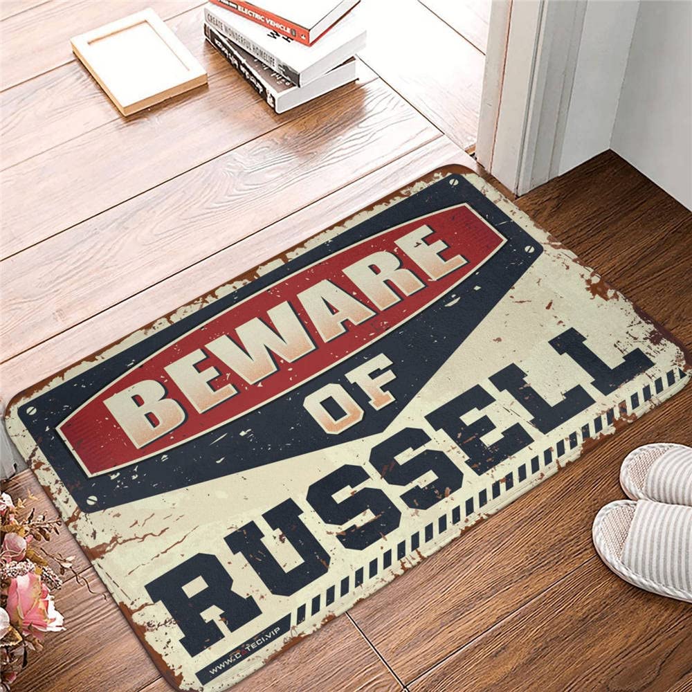 Paillasson extérieur Humour Russell 50x80 cm idéal pour une entrée de maison accueillante