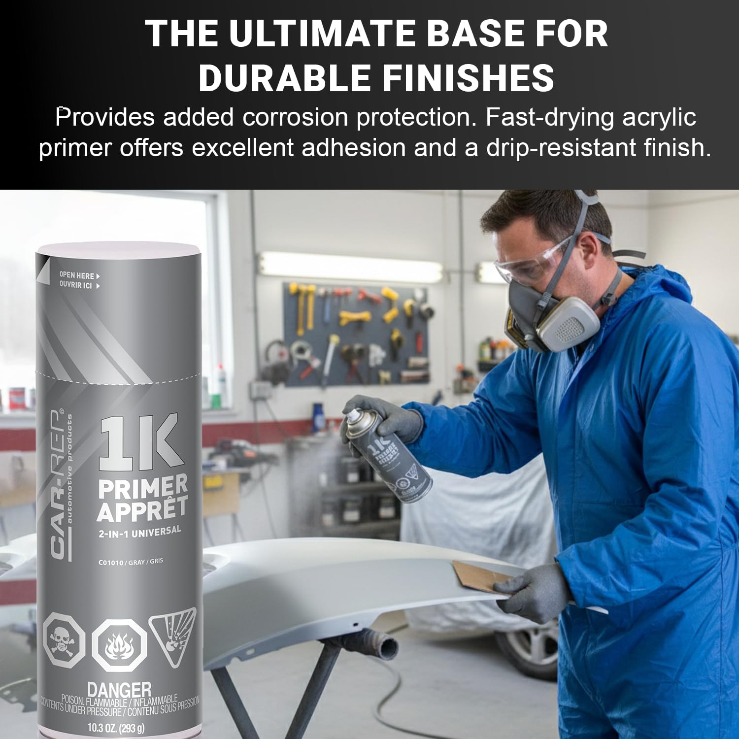 CAR-REP 2-in-1 Universal Primer Grey 400ml