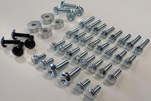 Specbolt - Kit de pernos de cuerpo universal (58 uds.), plástico, guardabarros, drz, kdx, kdx, klx, mx, tt, tt, crf, XR, XL, 58 uds