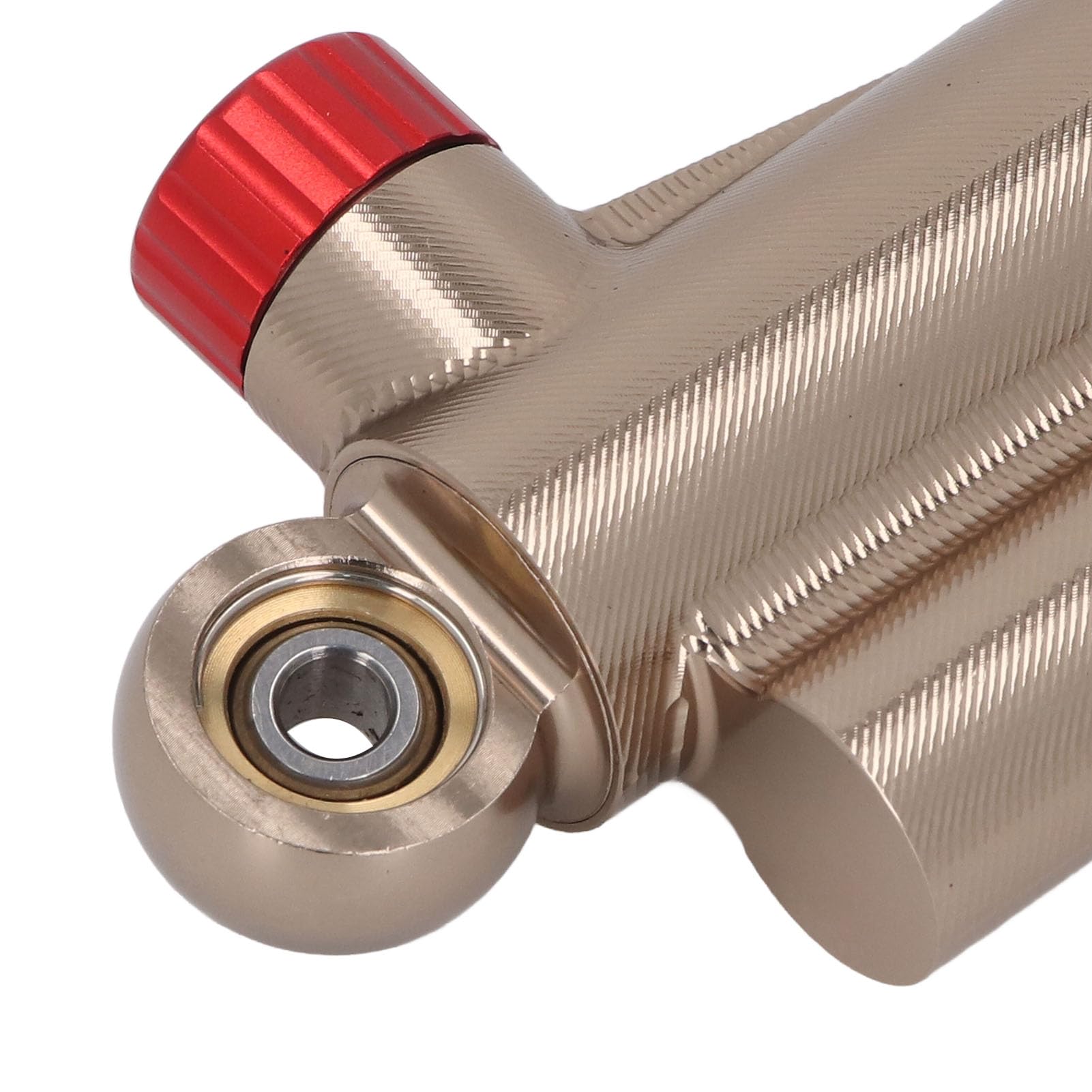 Einstellbarer CNC-Lenkungsdämpfer, Verbesserter Stabilitätsstabilisator für Motorräder, Gold, Universelle Passform, Import-Dämpfungsöl, Bereich von -40 °C Bis 100 °C
