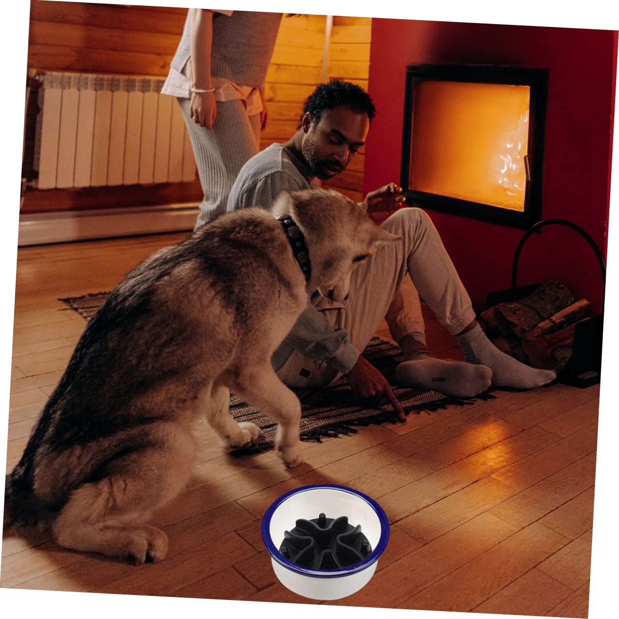BESPORTBLE 4 Stück langsamer Zubringer Haustiere Puzzle Slow Feeder Futternapfeinsatz für Hunde Hundezubehör hundekot Hunde kotbeutel Bodenfutternapfeinsatz Futternapf für Katzen Kieselgel