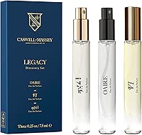 Caswell-Massey Legacy Discovery Set – Includes 2571, OAIRE, Number Six – Fragrance for Men, Travel Size, Made in USA, 0.25 Fl Oz Each