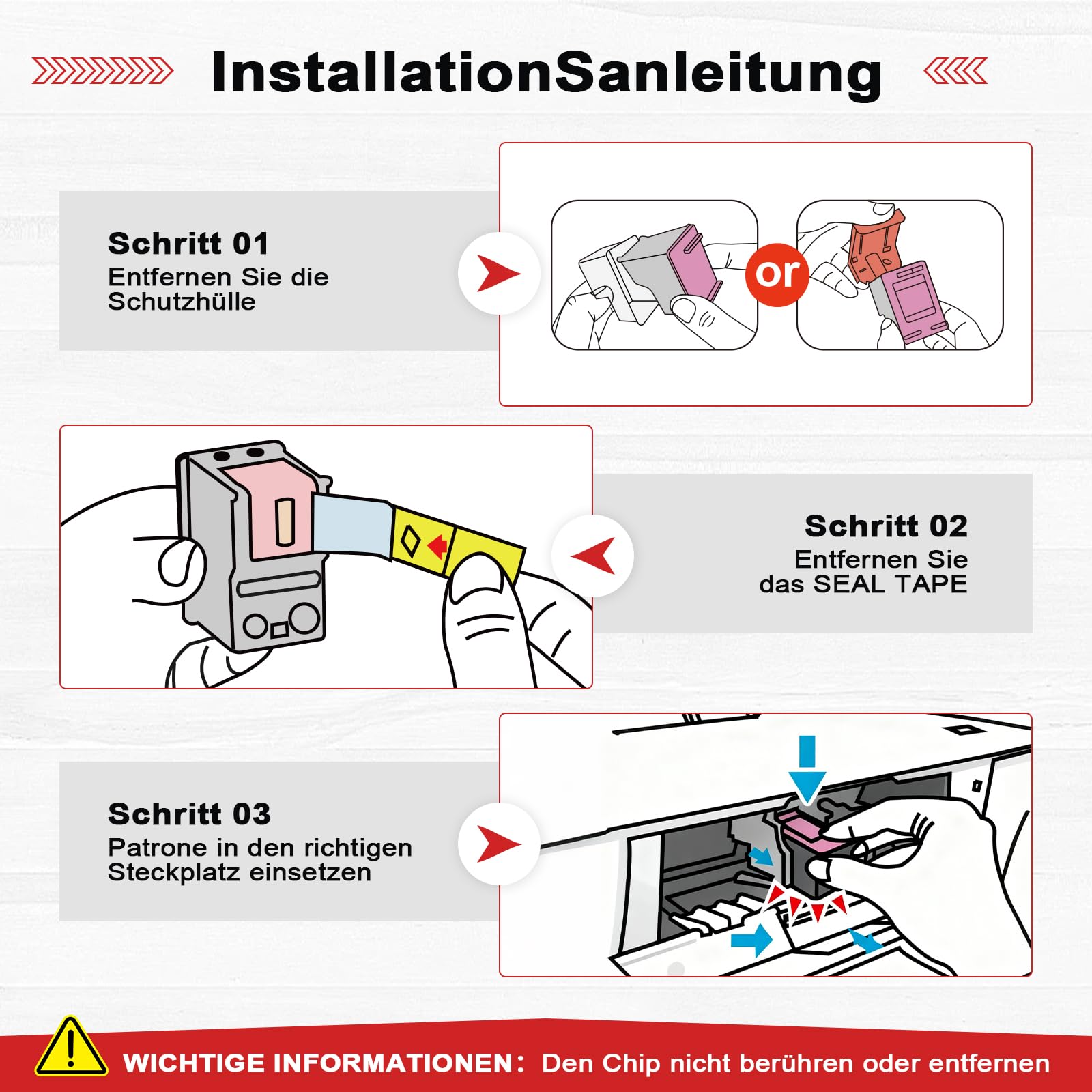 Skyink PG-540XL CL-541XL (2 Schwarz, 2 Farbe) 4-Pack Tintenpatrone Kompatibel für Canon Druckerpatronen 540 XL 541 XL PG540 CL541 für MG3150 MG3550 MG3650 MG3650s MG4250 TS5150 TS5151 MX375 MX475