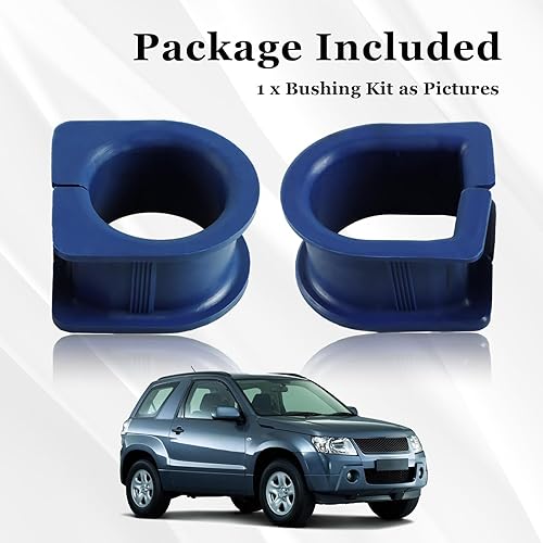 Miniatura 12 de FUSCH Kit de bujes de montaje de piñón y cremallera de dirección negro compatible con Suzuki XL-7 2.7L 2004 2005 2006, Suzuki Grand Vitara 2.5L 2004