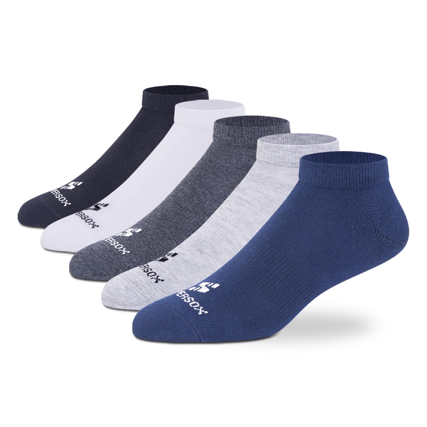 Ankle Socks for Men Combo, Made With Breathable, Anti Odour & Moisture Absorbent Combed Cotton with a Extra Durable Welt (Pack Of 5)