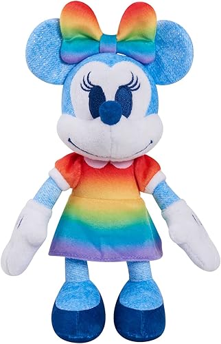Disney Standard Pride - Peluche pequeño de Minnie Mouse, Just Play, juguetes para niños de 2 años en adelante, exclusivo de Amazon Just Play