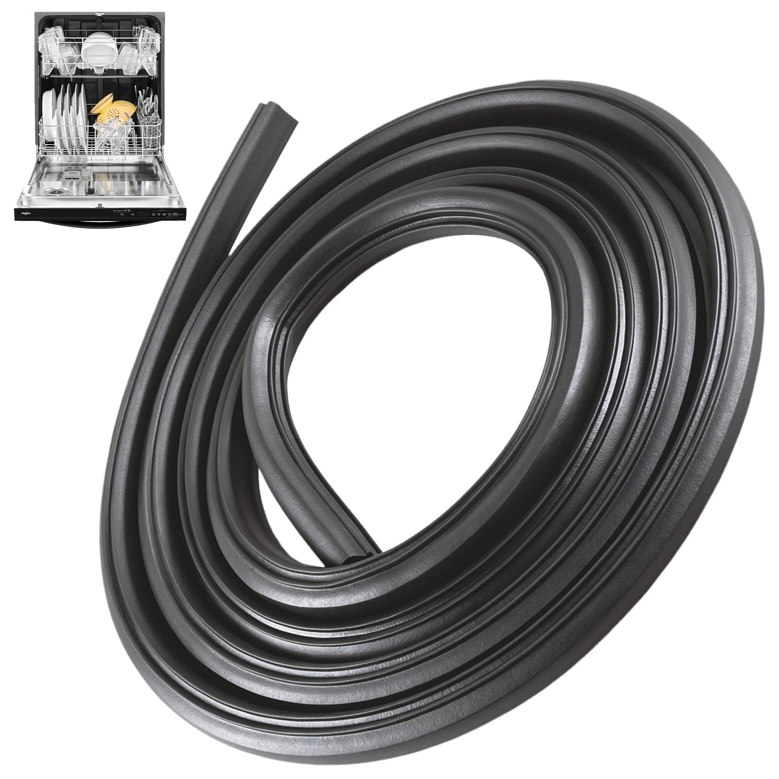 Amazon.com: W10509257 Dishwasher Door Gasket Seal Compatible with